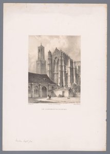 Vue de la cathédrale et de la tour de la cathédrale d