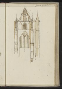 Façade de la Grande Église à Haarlem - Johannes Huibert Prins