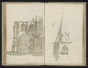 Vieille Église à Delft - Johannes Huibert Prins
