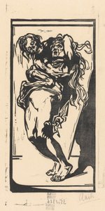 La Mort et une femme - Johannes Josephus Aarts (signed by artist)