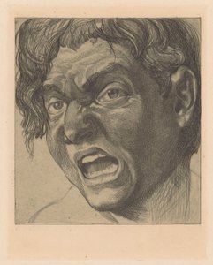 Homme bâillant - Johannes Josephus Aarts