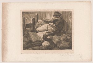 Travailleur en train de creuser - Johannes Josephus Aarts