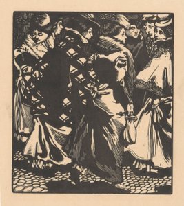 Sept femmes dans la rue - Johannes Josephus Aarts