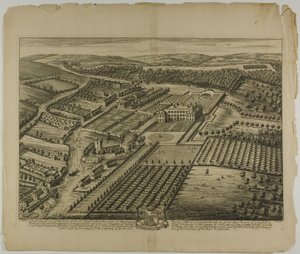 Londesburgh, planche 31 de Britannia Illustrata - Johannes Kip