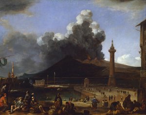 Le port de Naples avec l