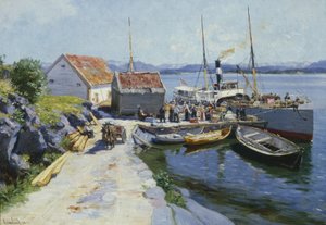 Embarcadère de ferry en Norvège occidentale - Johannes Martin Grimelund