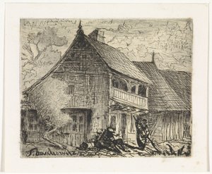 Petite maison à Auschowitz en Bohême - Johannes Tavenraat