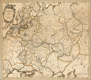 Carte de la Russie de 1760 par Johannes Treskot - Johannes Treskot