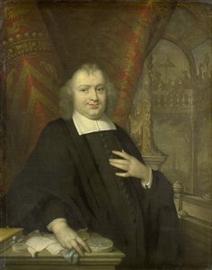 Portrait de Gaspar Fagel, Grand Pensionnaire de Hollande après 1672 - Johannes Vollevens (I) (copy after)