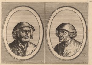 "Hans Onvertsaeght" et "Koen Slock-speck" - Johannes and Lucas van Doetechum after Pieter Bruegel the Elder