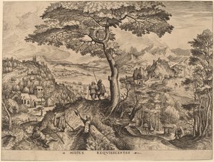 Milites Requiescentes (Soldats au repos) - Johannes and Lucas van Doetechum after Pieter Bruegel the Elder