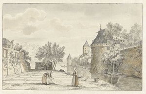 Vue de la tour Plompetoren à Utrecht