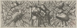 Frise avec deux cuirasses