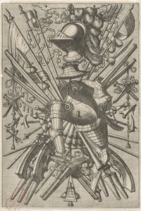 Décoration plane, composée d