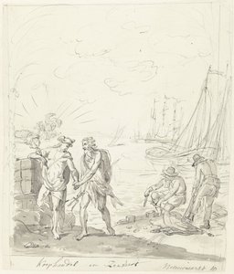 Commerce et navigation, décoration sur le Nieuwmarkt, 1795