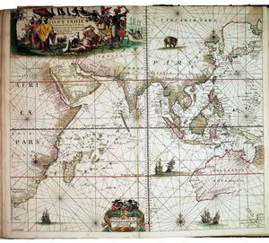 Une carte reliée dans le 