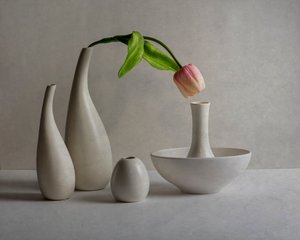 Vases « Tulipes rose pâle » - John-Mei Zhong