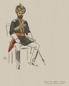 Officier des 2e Lanciers du Bengale