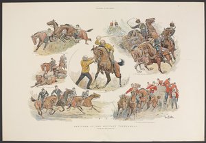 Croquis au tournoi militaire - John (after) Charlton