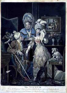 La victime, pub. par Carington Bowles (fl.1744-93)