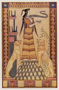 La Déesse Serpent de Crète - John (after) Duncan