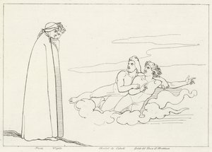 Une Conversation avec Guido Di Brettinoro, Purgatoire, Chant 14 (gravure)