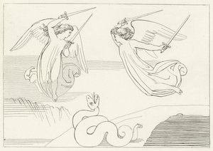 La Vallée, Purgatoire, Chant 8 - John (after) Flaxman