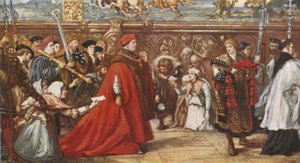Le cardinal Wolsey en route pour Westminster Hall - John (after) Gilbert