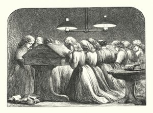 Prière du Soir dans une École de Filles - John (after) Gilbert