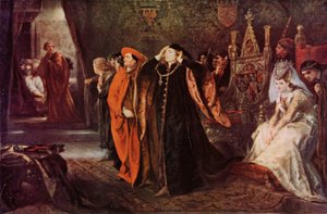 Shakespeare : La Mort de Gloucester, Henri VI, Partie II, Acte III, Scène 2 - John (after) Gilbert