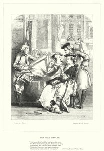 Le marchand de soie - John (after) Gilbert