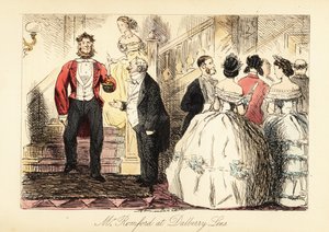Gentleman anglais en tenue de soirée assistant à un dîner