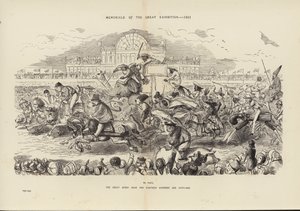 Mémoriaux de la Grande Exposition de 1851, La Grande Course de Derby de 1851 (gravure)