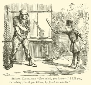 Policier (gravure) - John (after) Leech