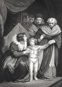 Elizabeth Woodville abandonnant son fils