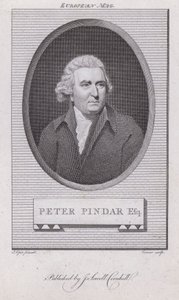 John Wolcot, médecin et satiriste anglais qui écrivait sous le pseudonyme Peter Pindar - John (after) Opie