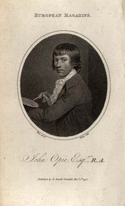 Portrait de John Opie (1761-1807), gravé par Ridley