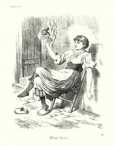 Caricature de Sir John Tenniel : Quoi de neuf ? (gravure) - John (after) Tenniel