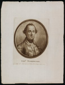 Portrait du général [George] Washington (gravure)