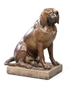 Un modèle de chien George III, c.1760