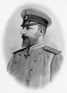 Portrait de Ferdinand I (1861-1948), tsar de Bulgarie, gravure - Walter Charles Mills