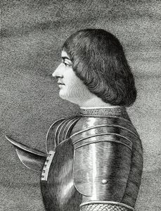 Portrait de Ludovico Sforza, dit Il Moro (1452-1508), duc de Milan, gravure