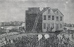 Émeute pro-esclavagiste assassinant le révérend Elijah Parish Lovejoy, 7 novembre - Walter Charles Mills