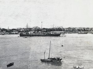 Port de Shanghai quelques semaines avant le déclenchement de la guerre - Walter Charles Mills