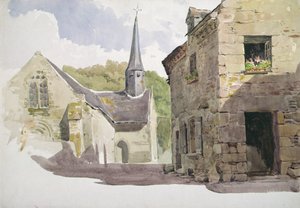 Église avec un petit clocher - John Absolon