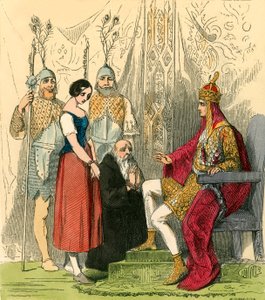 Rosetta présentée au roi - John Absolon