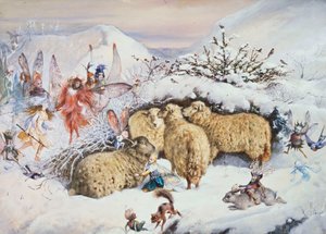 Fées dans la neige