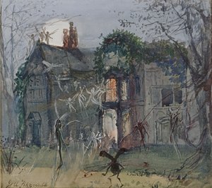 La vieille salle, fées au clair de lune