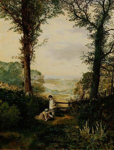 Une vallée de Burnsall, Wharfedale - John Atkinson Grimshaw
