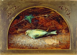 Un pinson mort - John Atkinson Grimshaw